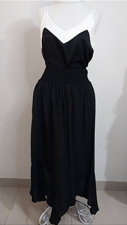 Saia de viscose de pontas