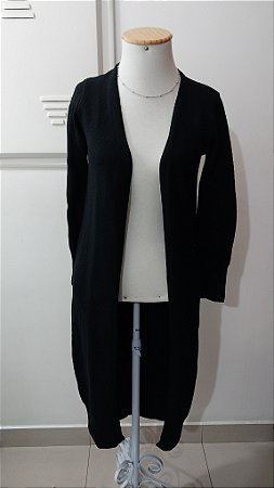 Cardigan fio modal longo