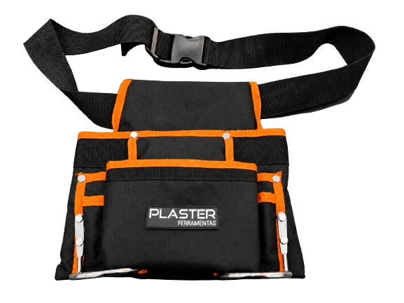 CINTO PORTA FERRAMENTAS COM 6 BOLSOS PLASTER