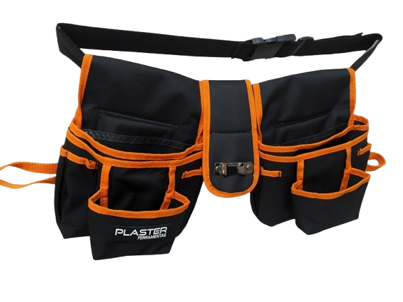 CINTO PORTA FERRAMENTAS COM 17 BOLSOS PLASTER