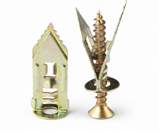 Bucha metálica de expansão para drywall c/ parafuso Plaster