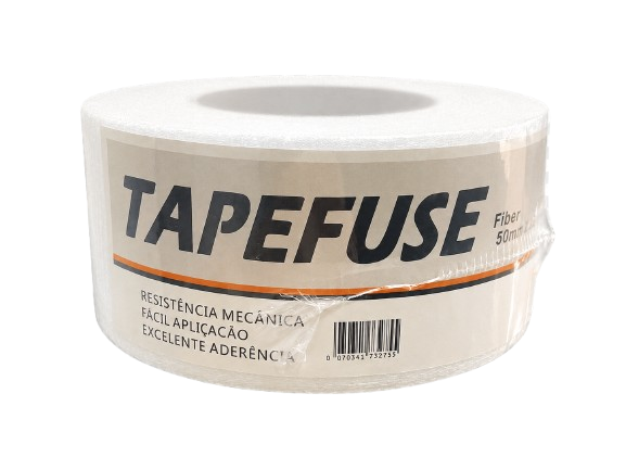 FITA VÉU DE VIDRO P/ DRYWALL TAPEFUSE PLASTER 50 MM X 25 MT