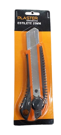 Estilete com Trava 25mm - Plaster