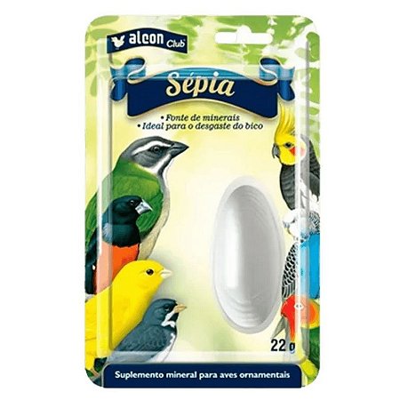 Alcon Club Sépia Suplemento Mineral Para Aves 22g