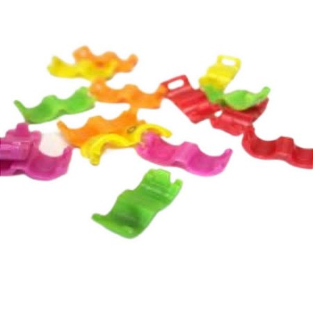 Anilhas 4.0mm Numeradas Fecho Click - Pct com 10 unidades - Diversas Cores
