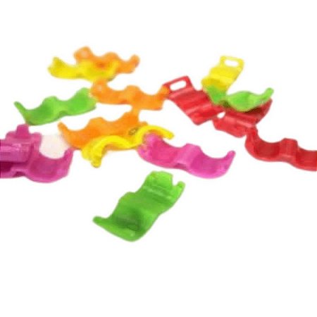 Anilhas 5.0mm Numeradas Fecho Click - Pct com 10 unidades - Diversas Cores