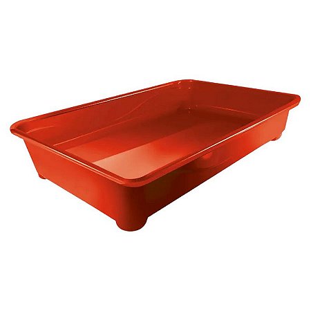 Bandeja Higiênica Pop Furacão Pet para Gatos Vermelha