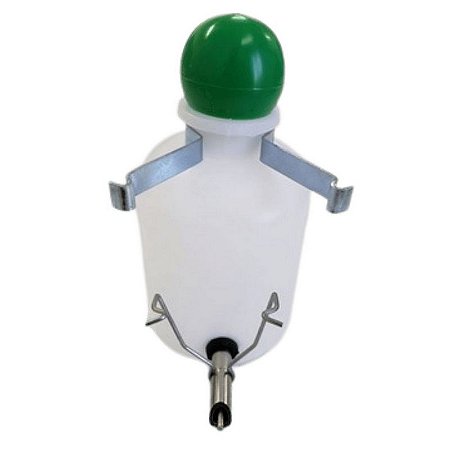 Bebedouro Automático tipo Garrafinha Caçula - 250ml - Tampa Verde