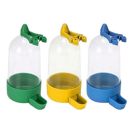 Bebedouro Plástico Grande Malha Larga - Ornamental - Diversas Cores
