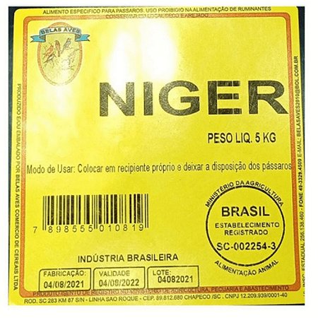 BioSuprem Sementes Selecionadas Niger - 5kg