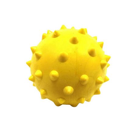 Brinquedo Furacão Pet Bola Maciça Cravo Amarelo
