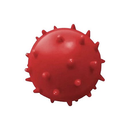 Brinquedo Furacão Pet Bola Maciça Mamona M Vermelha