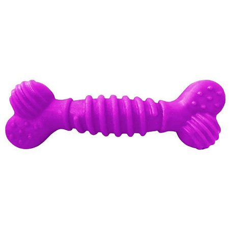 Brinquedo Osso de Borracha Superbone Furacão Pet G Rosa