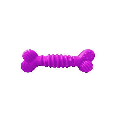 Brinquedo Osso de Borracha Superbone Furacão Pet M Rosa