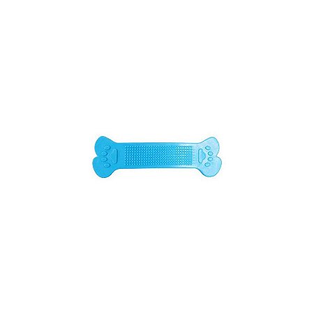 Brinquedo Osso de Borracha Topbone Furacão Pet P Azul