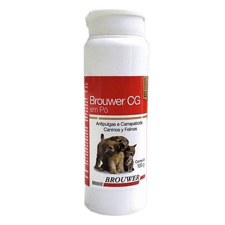 Brouwer CG Talco 100g - Anti Pulgas