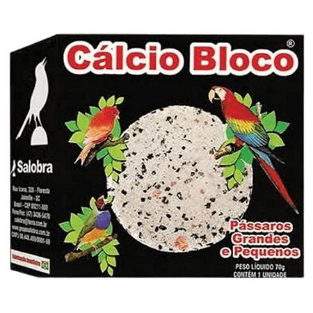 Cálcio Bloco Natural Caixinha 70g