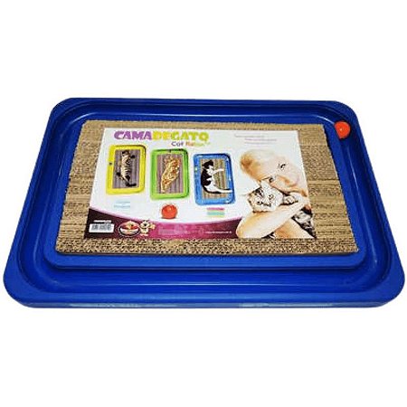 Cama de Gato Cat Relax Furacão Pet Grande Azul