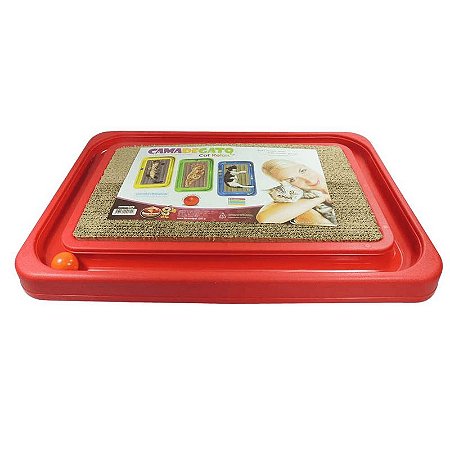 Cama de Gato Cat Relax Furacão Pet Grande Vermelho