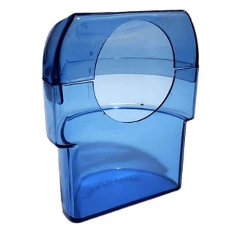 Comedouro Meia Lua tipo Italiano - Azul - Animalplast - 60ml