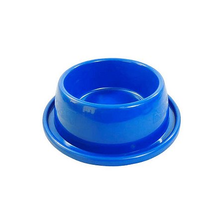 Comedouro Plástico Antiformiga Furacão Pet Tamanho 1 350 ml Azul