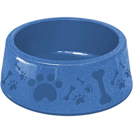 Comedouro Plástico Paris Furacão Pet Tamanho 4 1900 ml Azul