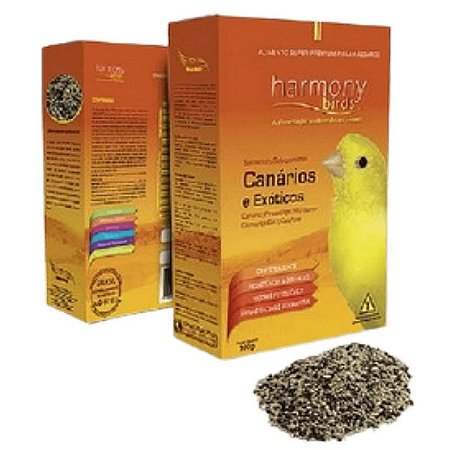 Extrusada Minas Nutri - Harmony Birds - Sem Sementes - Natural – Canários e Exóticos - 300g