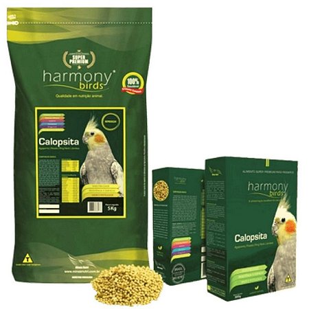 Extrusada Minas Nutri - Harmony Birds - Natural - Calopsita - 5kg