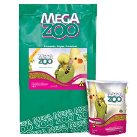 Extrusada MegaZoo - Calopsitas e Periquitos - Mini Bits PM13 - 350g e 5kg