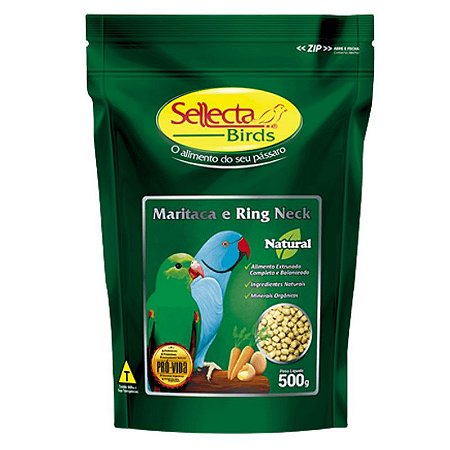 Extrusada Sellecta Rovani Maritaca e Ring Neck Natural 500g