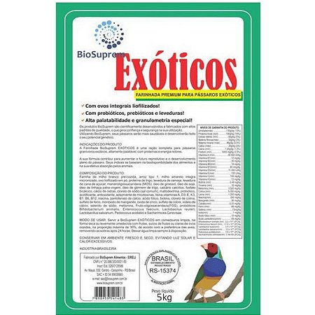 Farinhada BioSuprem Exóticos - 1kg