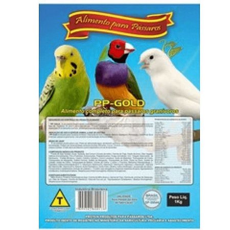 Farinhada Protein Pássaros - PP Gold - 1kg