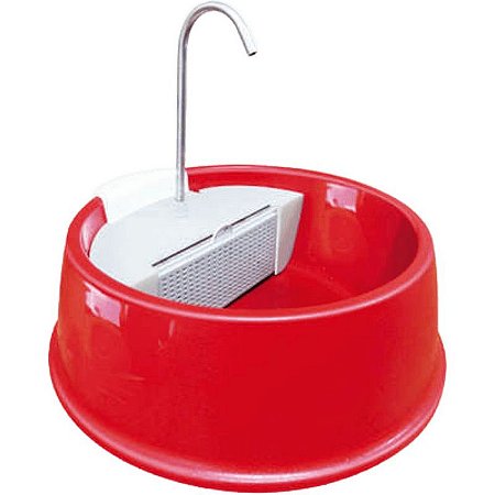 Fonte para Cães e Gatos Joy Furacão Pet 110V Vermelho