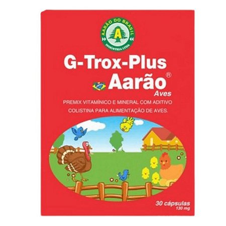 G-Trox Plus - 30 Cápsulas - 130mg - AARÃO