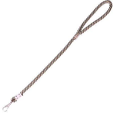 Guia de Corda Roliça Fina Furacão Pet 1 m x 10 mm Laranja com Preto