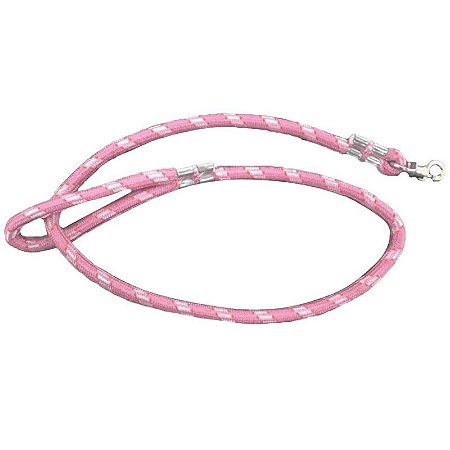 Guia de Corda Roliça Grossa Furacão Pet 60 cm x 16 mm Rosa