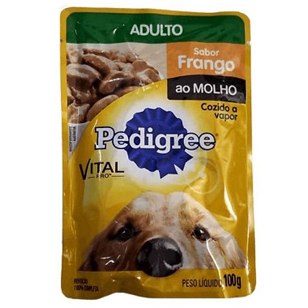 Sachê Pedigree Vital Pro - Sabor Frango ao Molho - Para Cães Adultos - 100g
