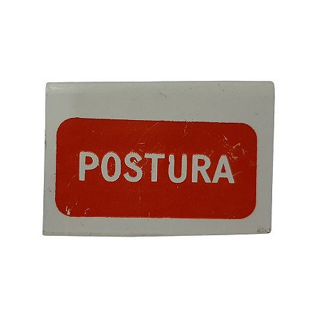 Plaqueta de Identificação de Alumínio - Postura