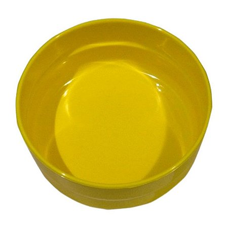 Porta Farinhada Tigela Redonda Grande - Animalplast - Amarelo