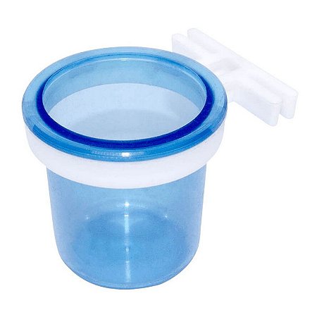 Porta Vitamina com Suporte - Médio - Azul - Toco Tucano