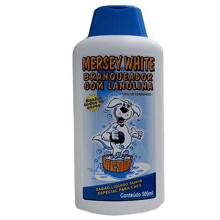 Sabão Líquido - Mersey - White Branqueador - Para Cães - 500ml