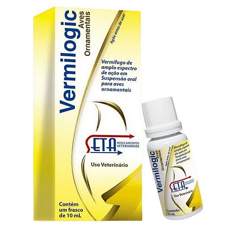 Seta Vermilogic - 10ml – Vermífugo Para Aves Ornamentais