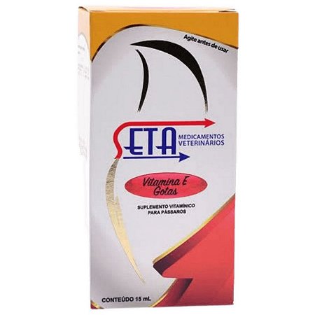 Seta Vitamina e Gotas - 15ml - Suplemento Vitamínico