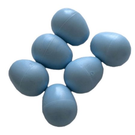 20 x Ovos Indez Azul - Para Red Rumped e Rosela - N6 - Unidade - Animalplast
