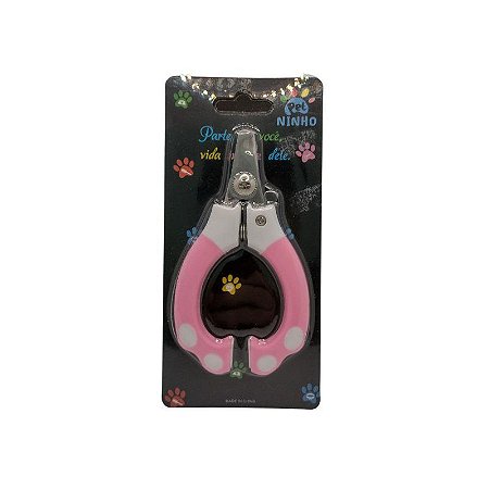 Alicate Cortador de Unha Pequeno - Rosa