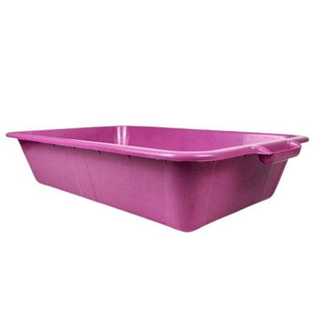 Bandejão Higiênico para Gatos 16 Litros - Rosa