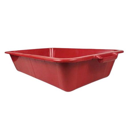 Bandejão Higiênico para Gatos 16 Litros - Vermelho