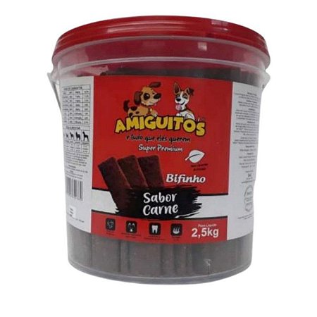Bifinho Amiguitos Baldão 2,5Kg - Carne