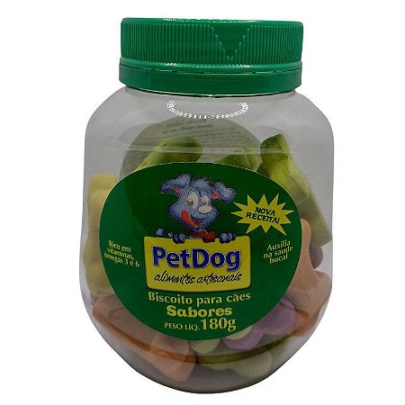 Biscoito para Cães PetDog 180g - Sabores