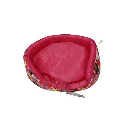 Caminha Oval para Cachorro Tamanho 4 - Rosa